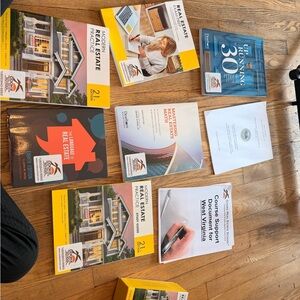 Real Estate Study Bundle - Yellow & Blue Covers